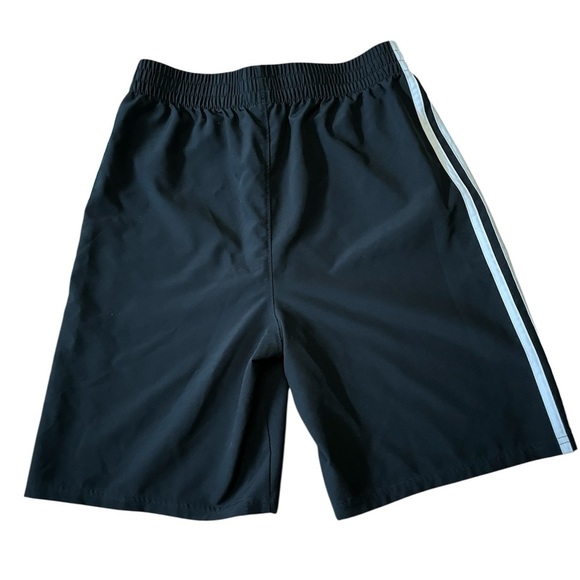 Adidas Black Athletic Shorts Lightweight Performance boys large (14/16) - Picture 2 of 4